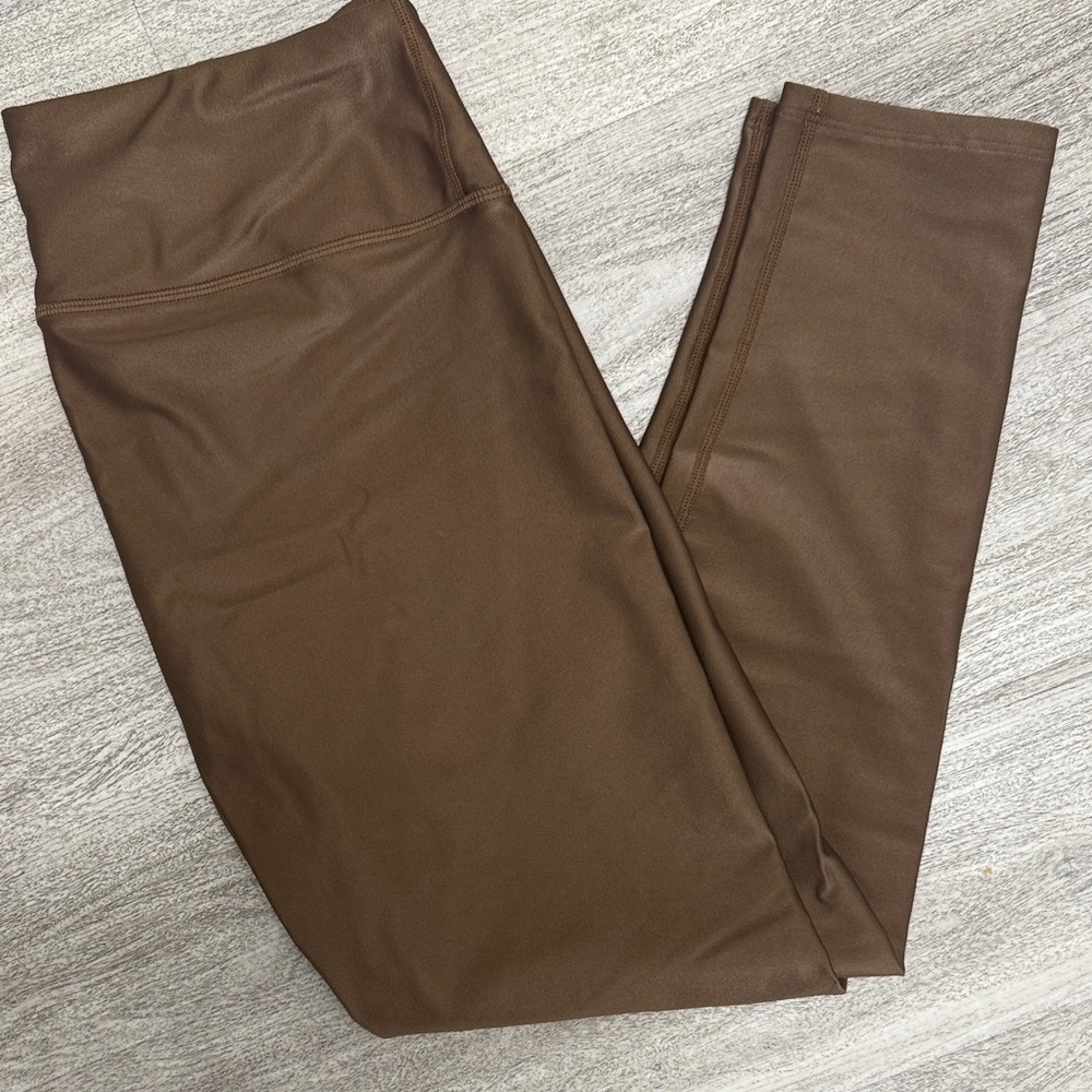 Noli Brown High-Waisted Leggings NWOT - Picture 3 of 3